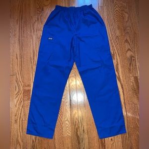 Cherokee Royal Blue Scrub Pants Small